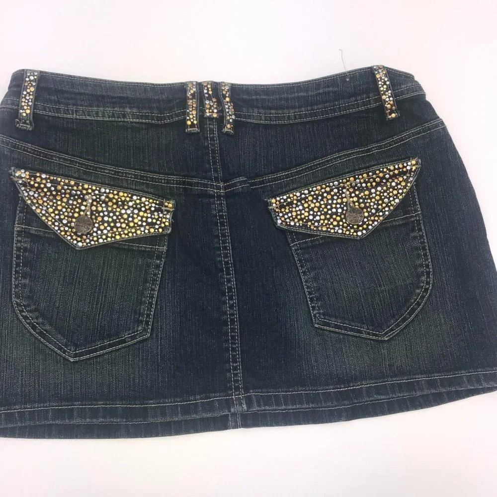 YOUNIQUE BLUE‎ JEAN MINI SKIRT